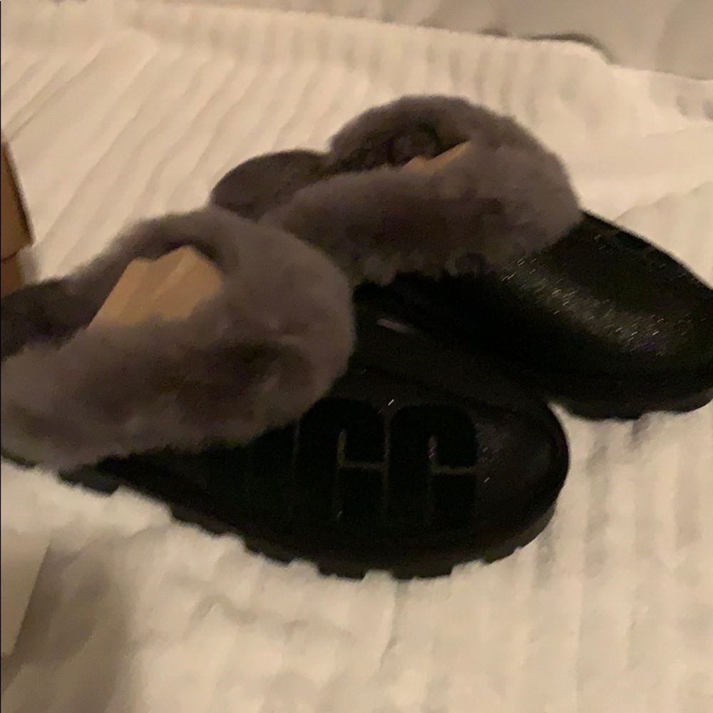 Brand new UGG W Coquette Sparkle Black slippers